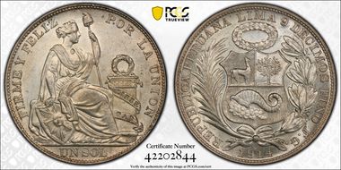 1914-FG Sol KM-196.26 Ag AU58