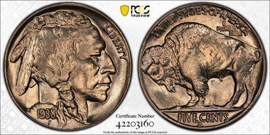 1938-D 5C Buffalo MS66