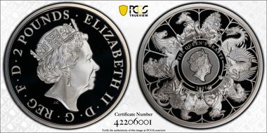 2021 £2 Queen's Beasts - Completer First Strike PR69DCAM