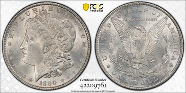 1890 $1 MS63