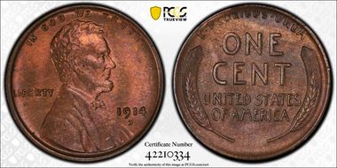 1914-D 1C MS63BN