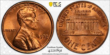 1972 1C MS65RD
