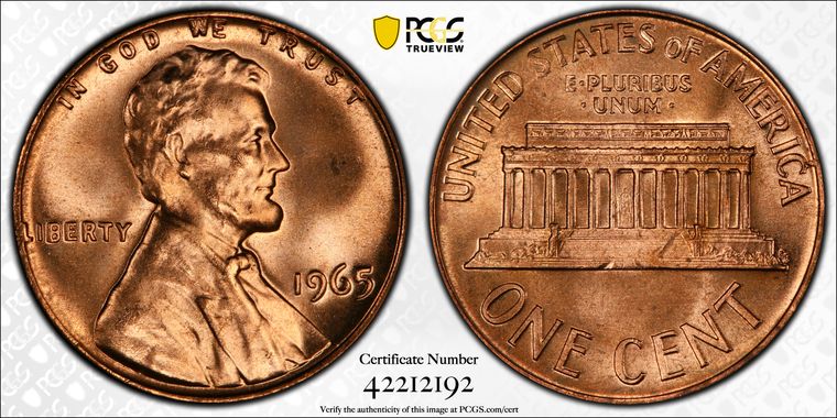 Cert 42212192 - Coin Image