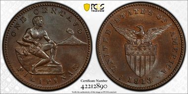 1913-S 1C MS65BN