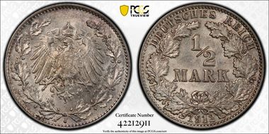 1912-J 1/2 Mk J-16 MS63