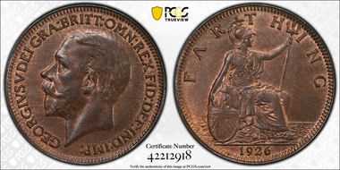 1926 1/4D S-4061 MS65BN