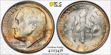 1948-S 10C MS67FB