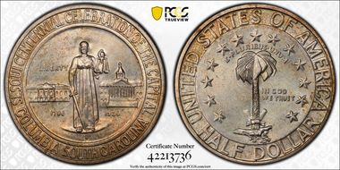 1936-S 50C Columbia MS66