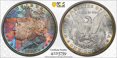 1885 $1 MS63