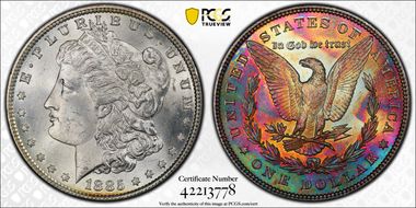 1885 $1 MS65