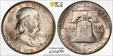 1948-D 50C DDR, FS-801 MS65FBL