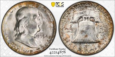 1954-S 50C MS65