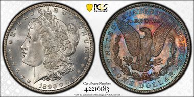 1890-CC $1 MS64+ 