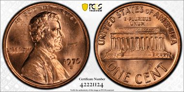 1970-S 1C Doubled Die Obverse FS-101 MS64RD