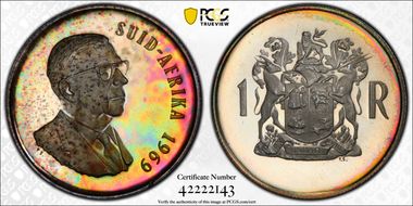 1969 Rand Afrikaans PR66CAM
