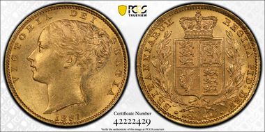 1881-S Sov S-3855B Shield MS63