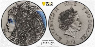 2018 $2 Cassandra - Dark Beauties Antique Finish MS69