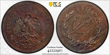 1935-Mo 20C KM-437 MS63BN