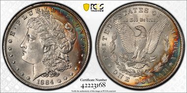 1884-O $1 MS62