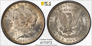 1883-O $1 MS64