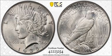 1935 $1 MS63