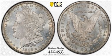 1885-CC $1 MS62