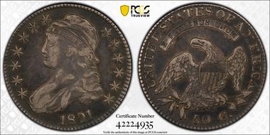 1821 50C VF20