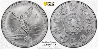 2020-Mo Onza Libertad Ag MS70
