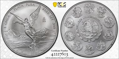 2020-Mo Onza Libertad Ag MS70