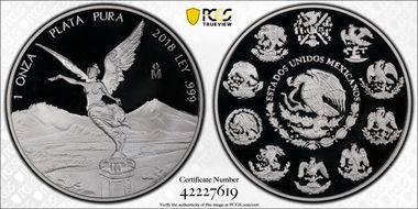 2018-Mo Onza Libertad Ag PR69DCAM