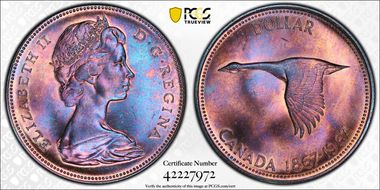1967 S$1 MS65