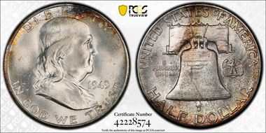 1949-S 50C MS66