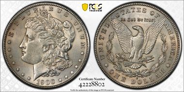 1900-S $1 AU58