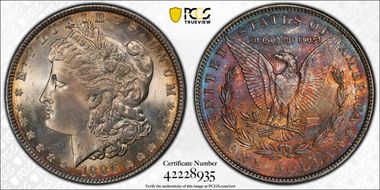 1886 $1 MS67+