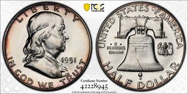 1951 50C PR64