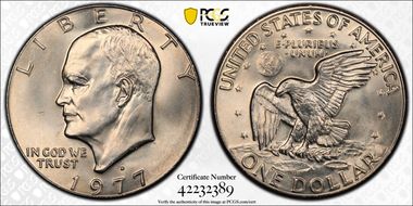 1977-D $1 MS67