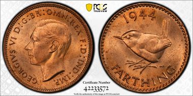 1944 1/4D S-4116 MS65RD