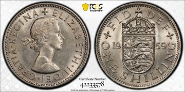 1959 Shil S-4147 English Rev MS64