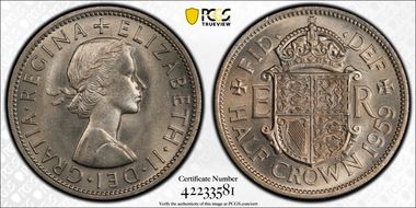 1959 1/2 Cr S-4145 MS65