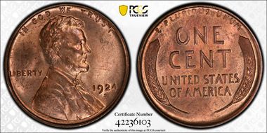 1924-D 1C MS64RD