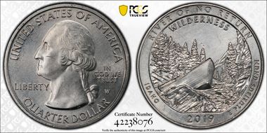 2019-W 25C Frank Church River of No Return NP MS64