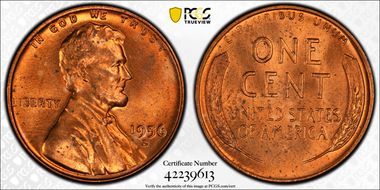 1956-D 1C MS64RD