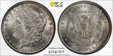 1884-CC $1 MS64+