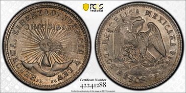 1914-GRO 2 Peso KM-643 MS63