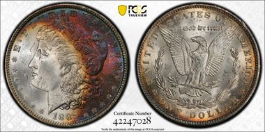 1887 $1 MS64