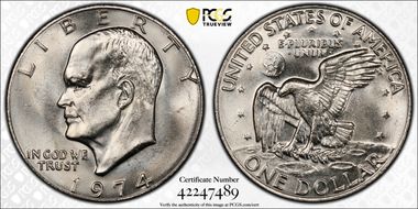 1974 $1 MS63