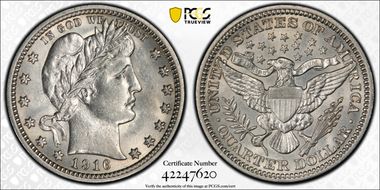 1916 25C Barber AU55