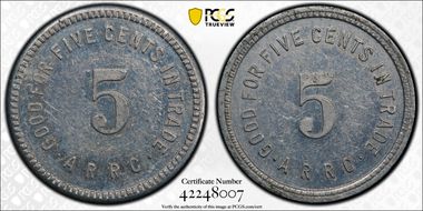 (1935-1936) 5C Alaska RRC Bingle AU58