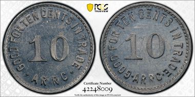 (1935-1936) 10C Alaska RRC Bingle MS63