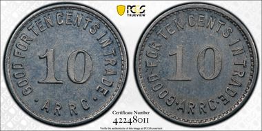 (1935-1936) 10C Alaska RRC Bingle MS62